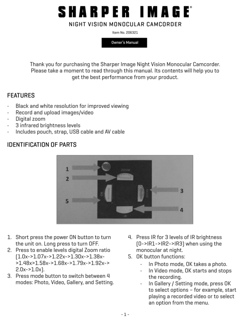 Sharper Image 206321 User manual