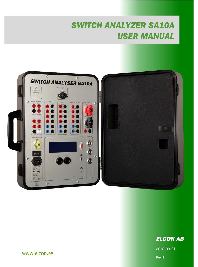 Elcon SA10A User manual