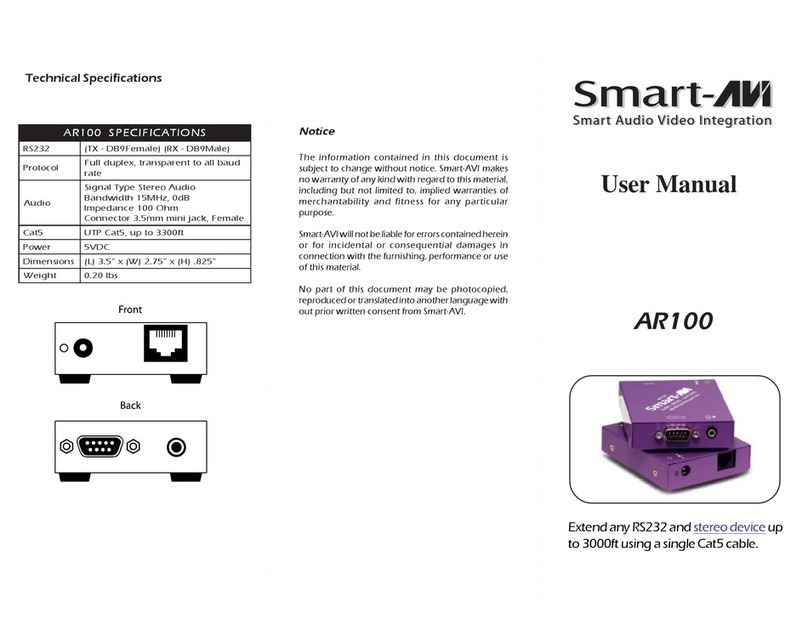 SMART-AVI AR100 user manual