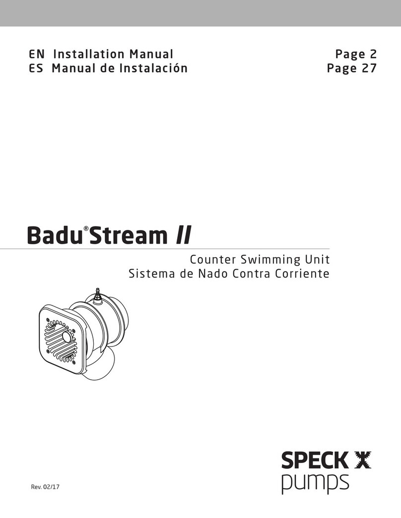 Speck pumps Badu Stream II installation manual Speck pumps Badu Stream II installation manual