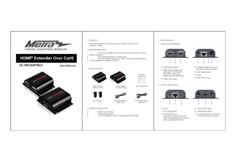 Metra Electronics CS-HDC5EXTSRLO user manual Metra Electronics CS-HDC5EXTSRLO user manual