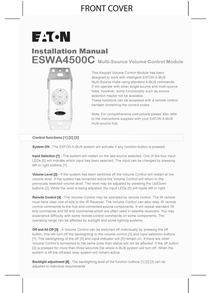 Eaton ESWA4500C User manual