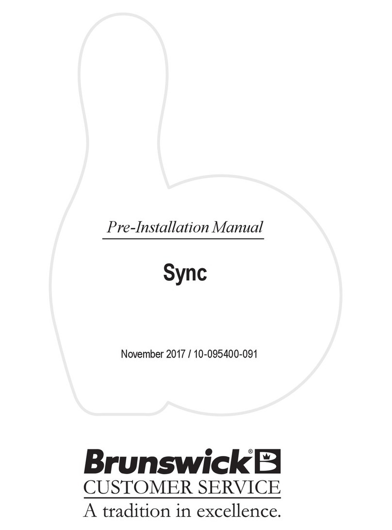 Brunswick Sync Preinstallation manual