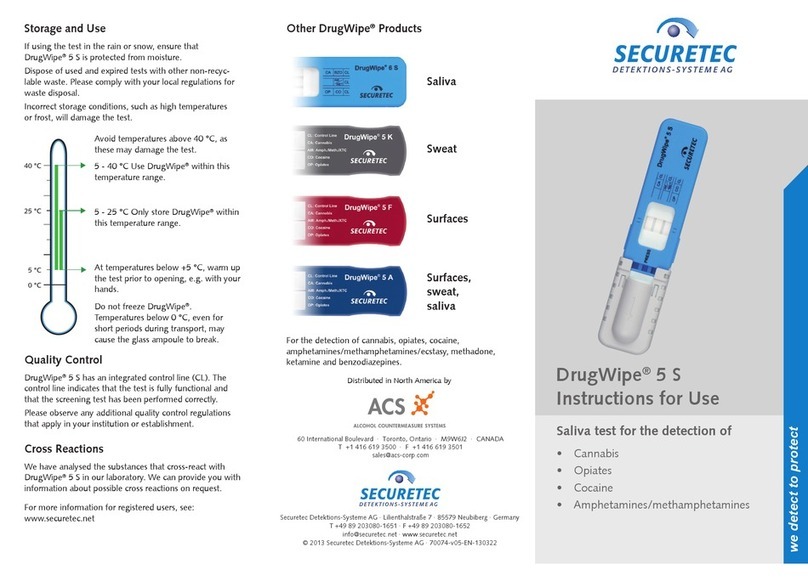 Securetec DrugWipe 5 S User manual