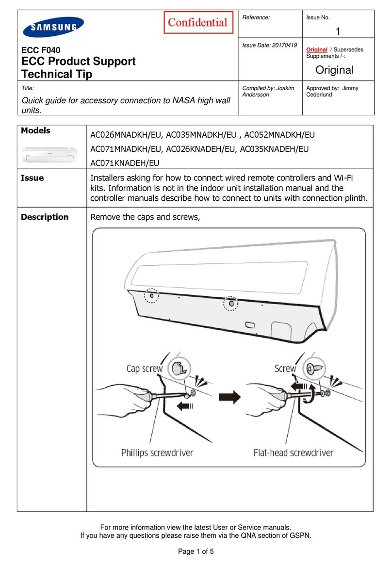 Samsung AC026MNADKH/EU quick guide Samsung AC026MNADKH/EU quick guide