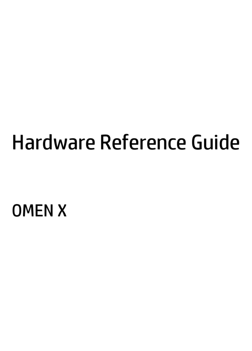 HP Omen X Operating and maintenance manual