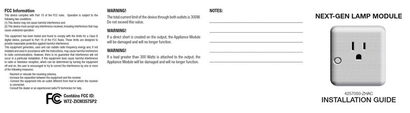 ZIGBEE 4257050-ZHAC installation guide