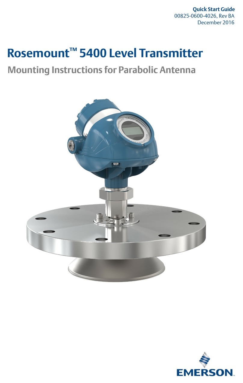 Emerson Rosemount 5400 Series quick start guide Emerson Rosemount 5400 Series quick start guide