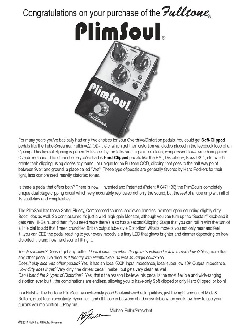 Fulltone PlimSoul manual