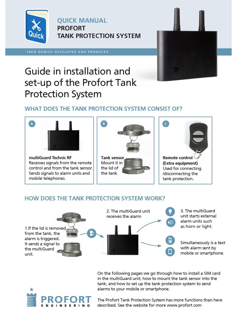 Profort multiGuard Technic RF Quick manual