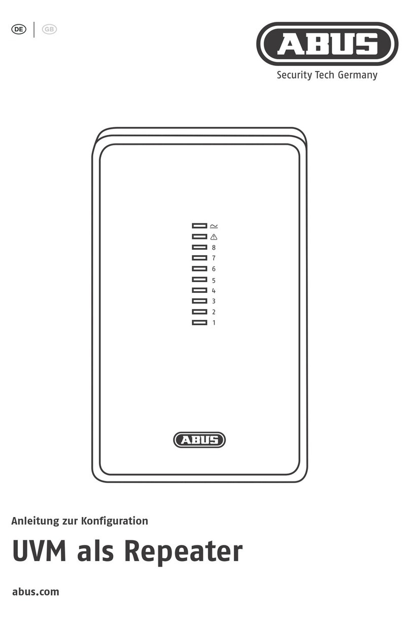 Abus FUMO50025 quick start guide