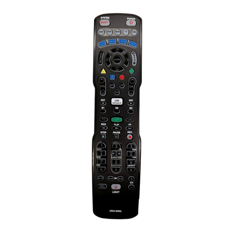 Universal Remote Control PHAZR-5 UR5U-9020L User manual