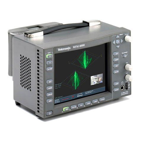 Tektronix WFM4000 Series User manual