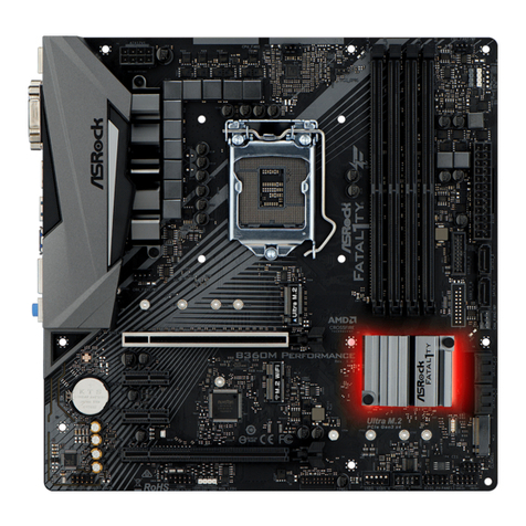 ASROCK Fatal1ty B360M Performance User manual