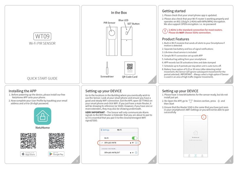 Keystone WT09 quick start guide