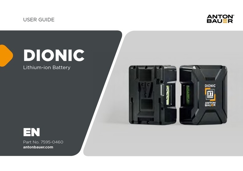 Anton/Bauer Interactive 2000 PowerCharger User manual Anton/Bauer Interactive 2000 PowerCharger User manual