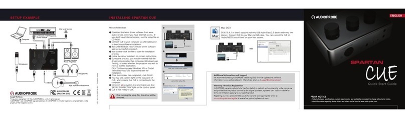 Audioprobe SPARTAN CUE quick start guide
