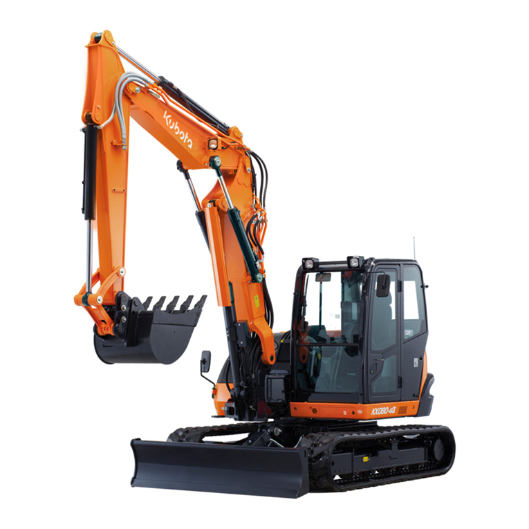 Kubota KX080-4 Instruction manual