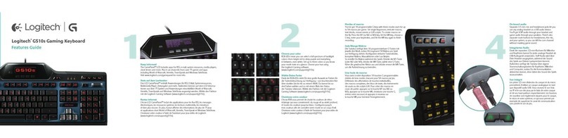 Logitech G510s Specification sheet