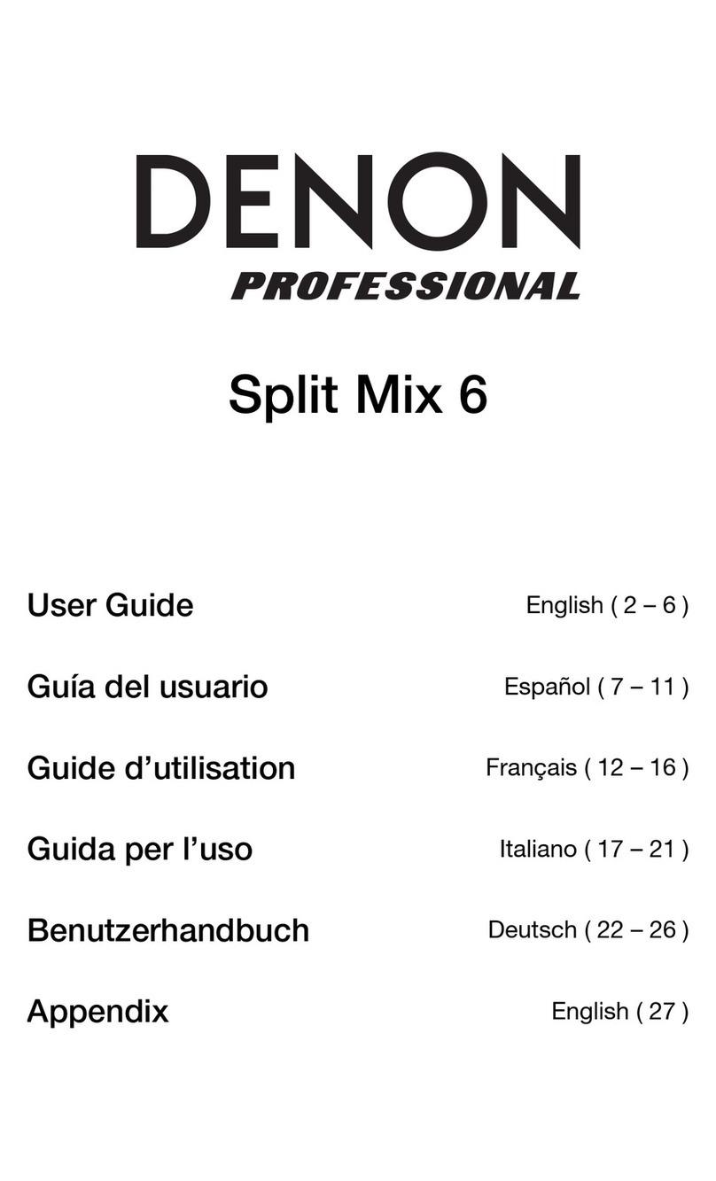 Denon Split Mix 6 user guide