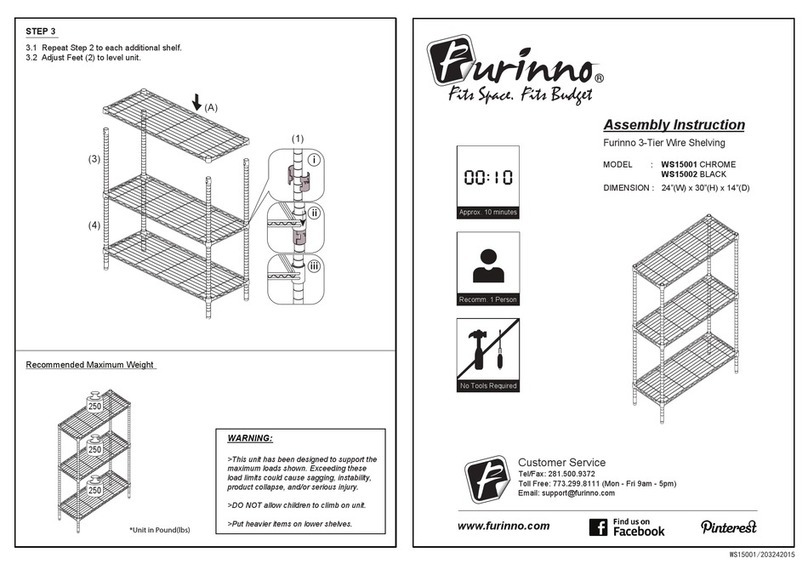 Furinno WS15001 Assembly instruction
