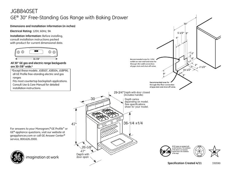 GE JGB840SET Manual