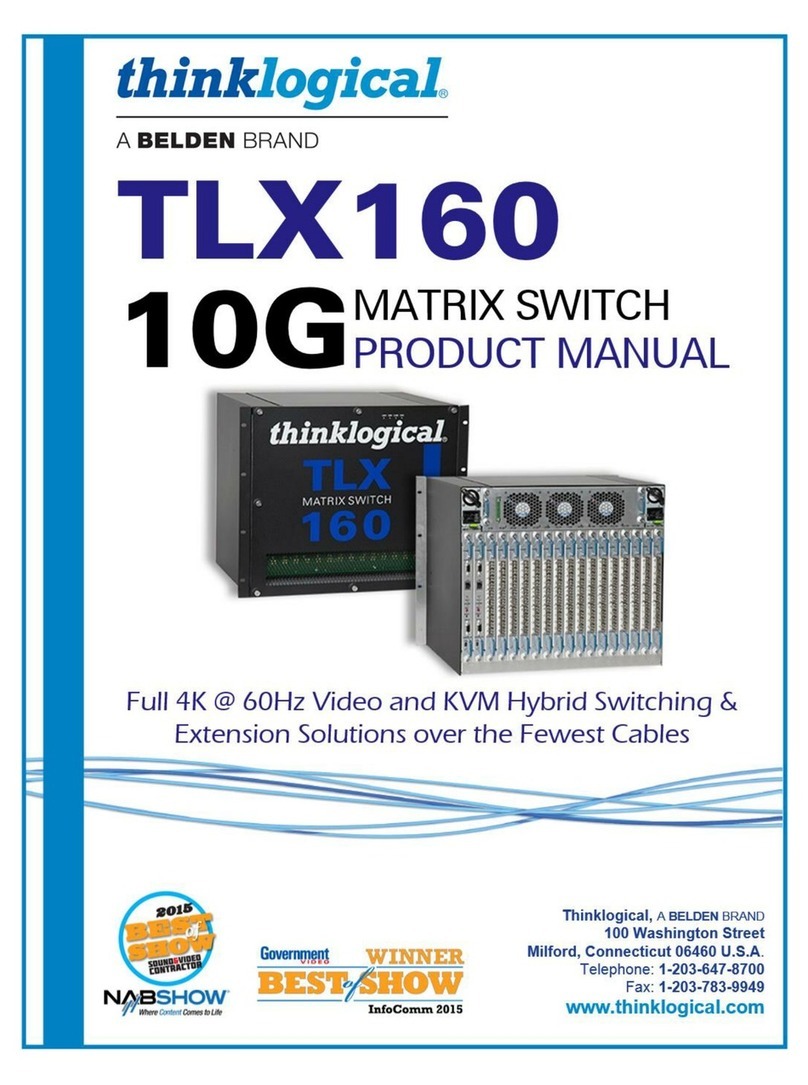 Thinklogical TLX160 product manual