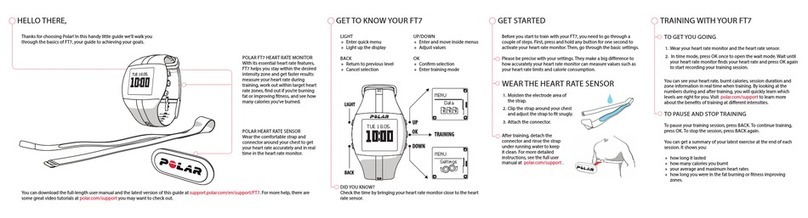 Polar Electro FT7 Getting started guide