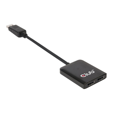 Club 3D CSV-6200 User manual