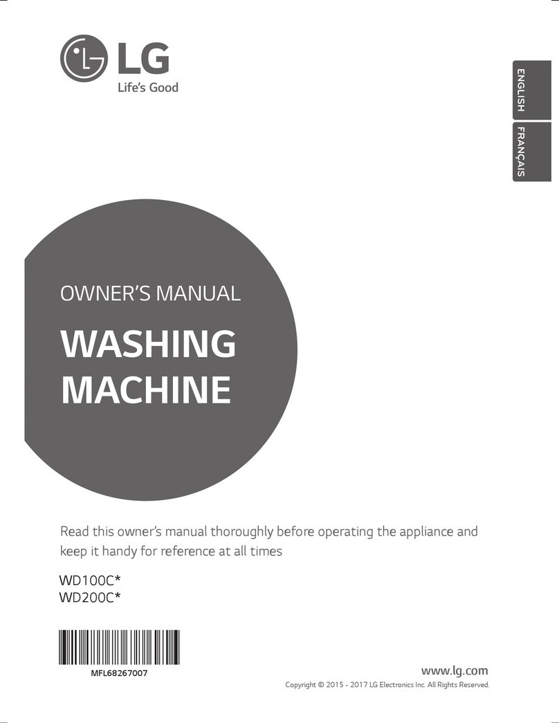 LG WD100C Series User manual