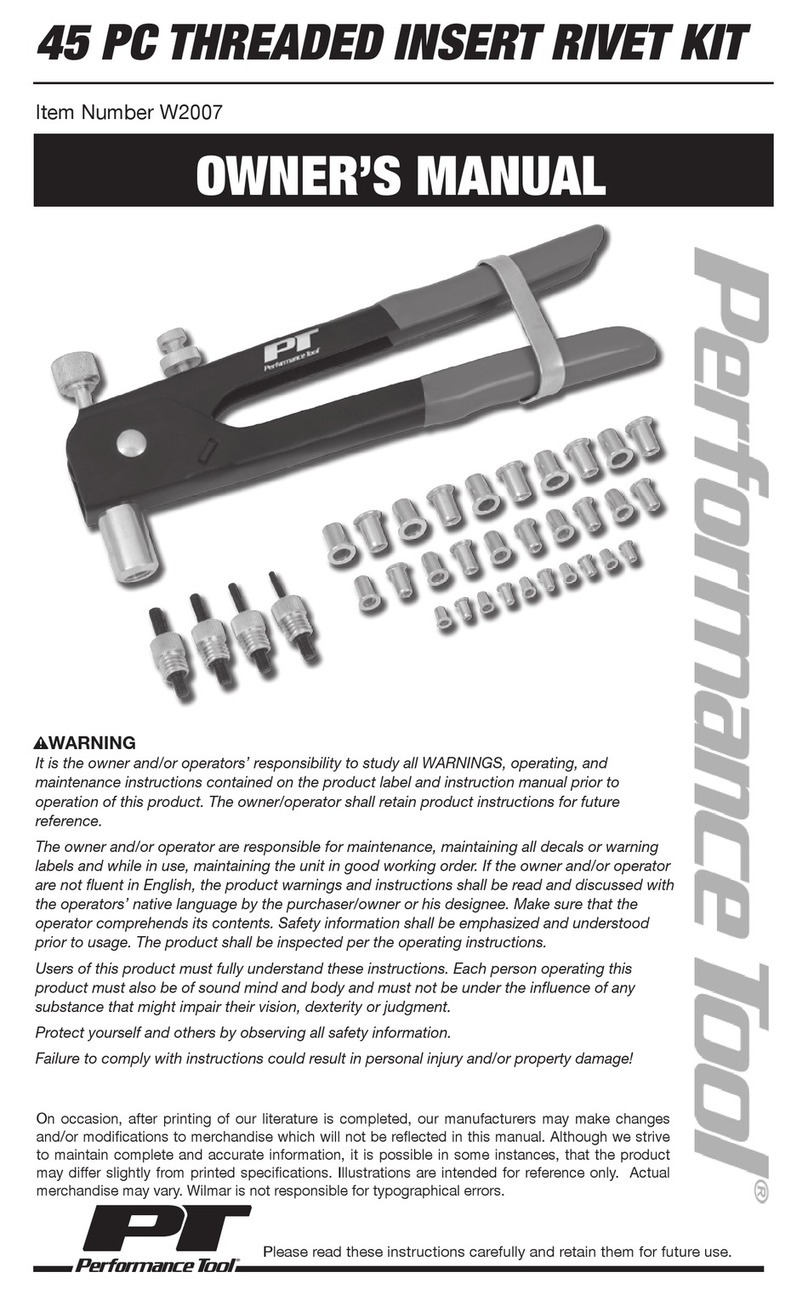 Performance Tool W2007 User manual