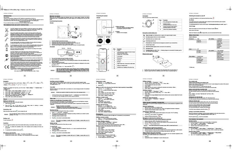 SAGEMCOM D780A User manual