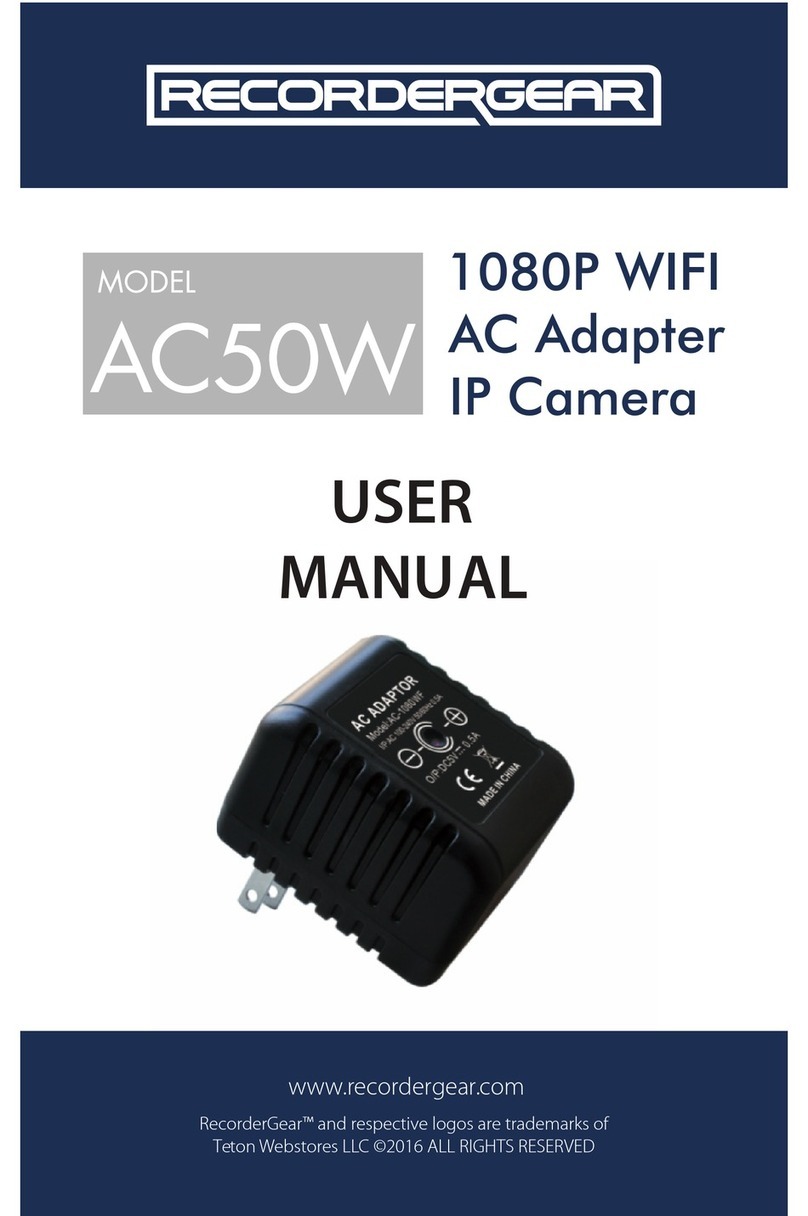 RecorderGear AC50W user manual