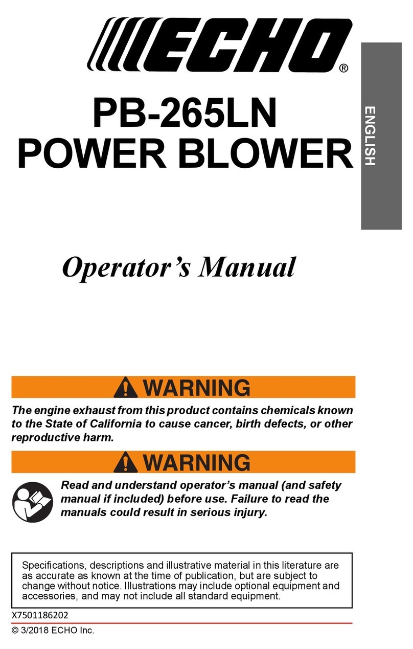 Echo PB-265LN User manual Echo PB-265LN User manual
