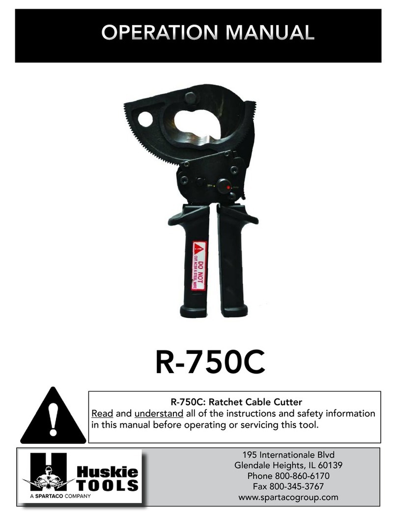 Huskie Tools R-750C Operation manuals