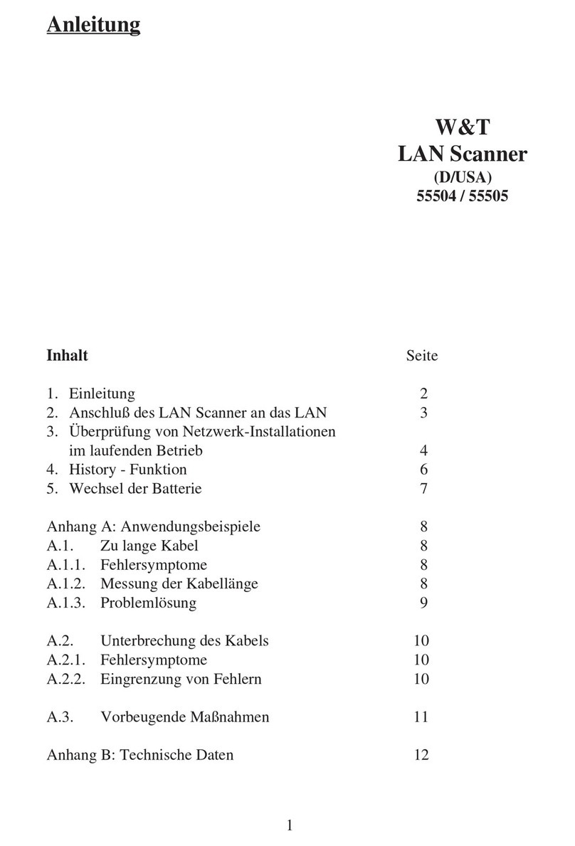 W&T 55504 User manual