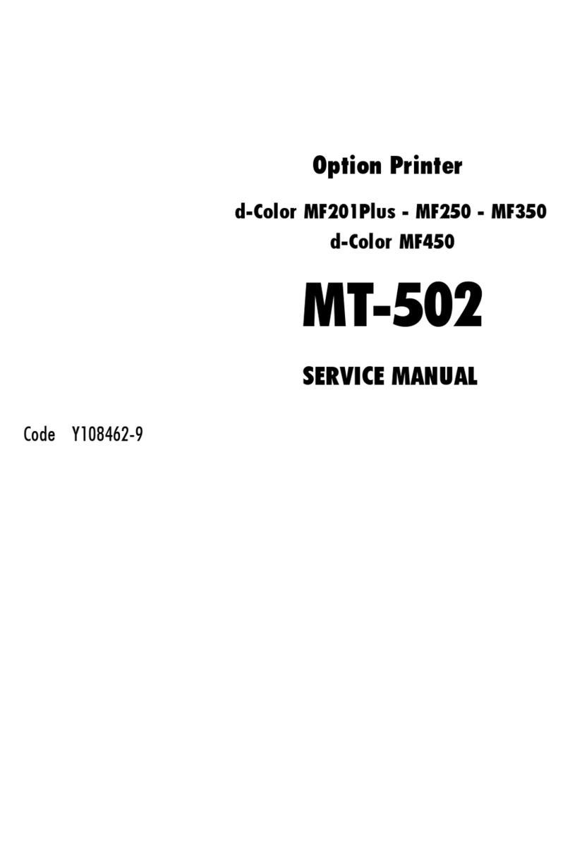 Olivetti MT-502 Service manual