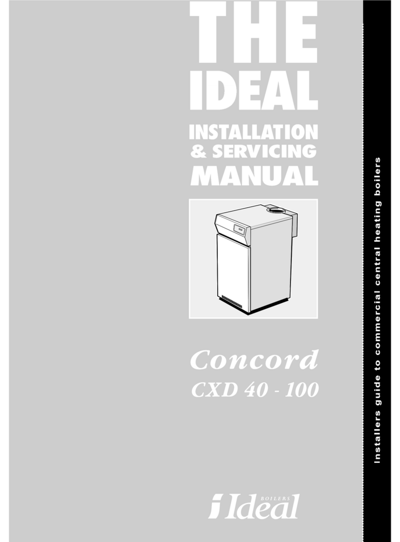 Ideal Boilers Concord CXD 40-100 User guide