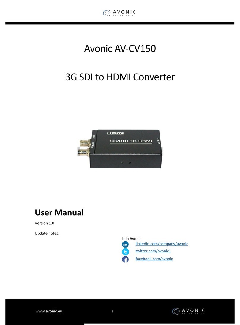 Avonic AV-CV150 user manual