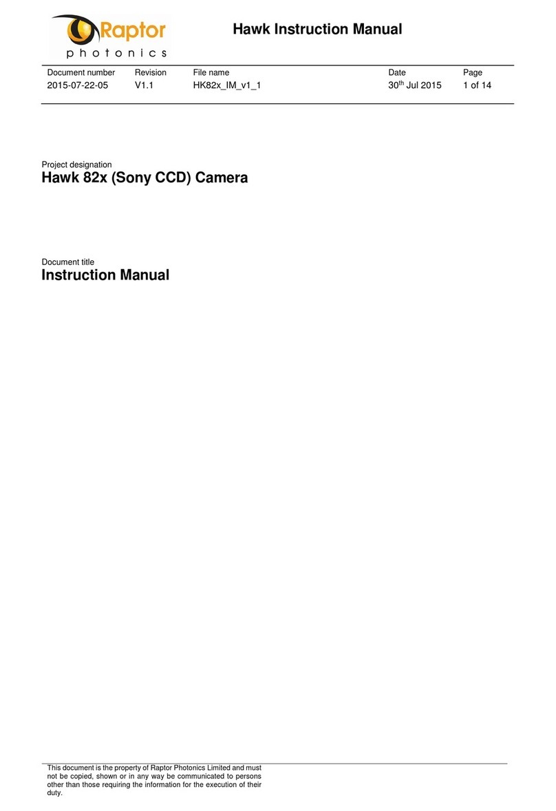 Raptor Photonics Hawk instruction manual