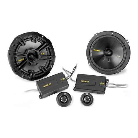 Kicker CSS65 User manual