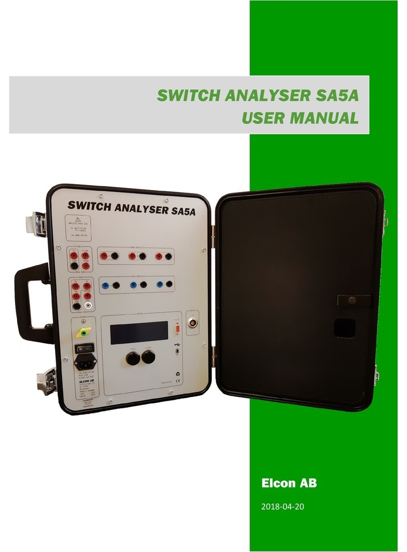 Elcon SA5A User manual