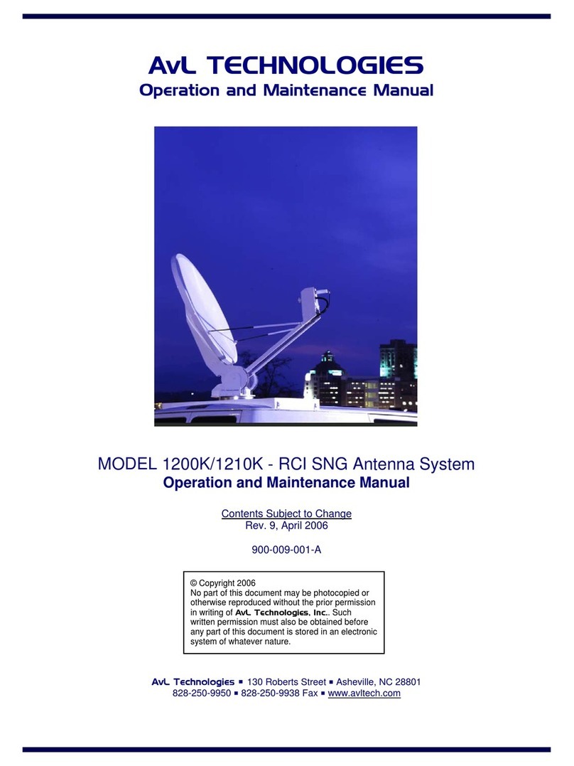 AvL Technologies 1200K Operation and maintenance manual