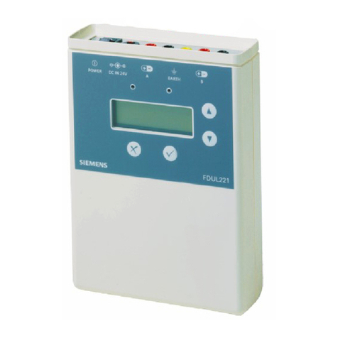 Siemens FDUL221 User manual