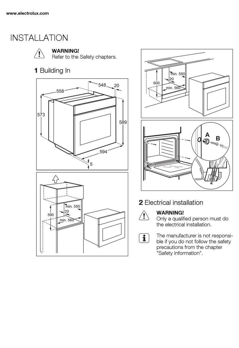 Electrolux EOB 2200 BOX Installation Electrolux EOB 2200 BOX Installation