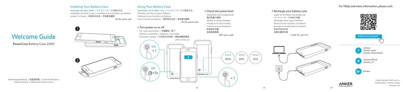 Anker A1409 Welcome guide