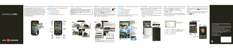 Motorola ATRIX User manual