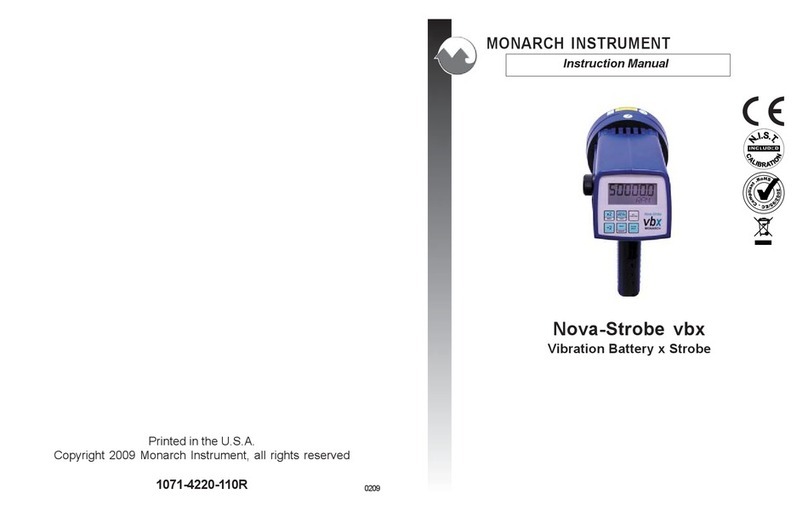 Monarch Nova-Strobe BBX instruction manual