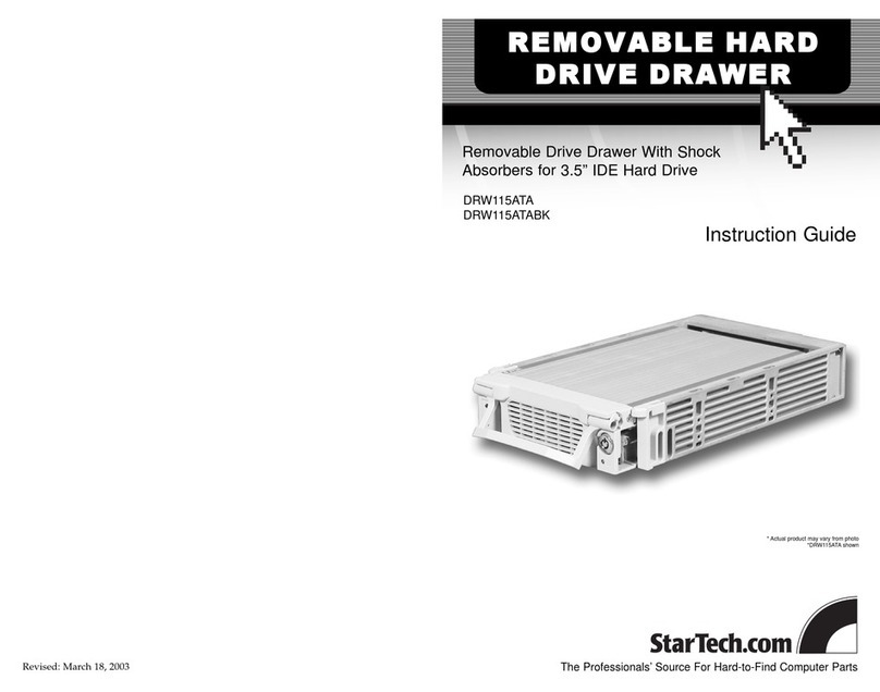 StarTech.com DRW115ATABK Manual StarTech.com DRW115ATABK Manual