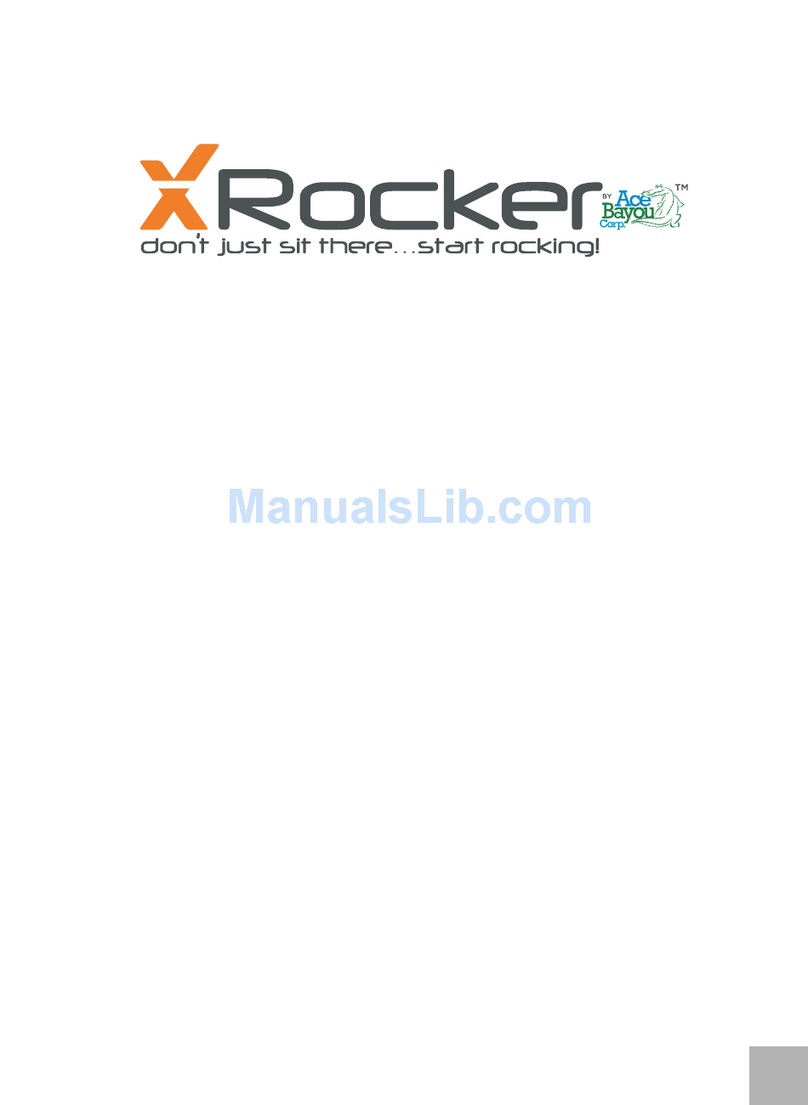 Ace Bayou X Rocker user manual